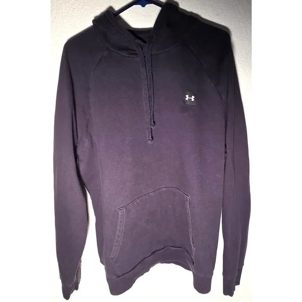 Men's XL Black Under Armour Pullover Hoodie - Excellent! - Picture 1 of 4